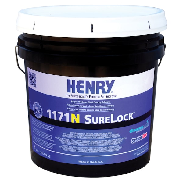 Henry 1171N SureLock Wood Flooring Adhesive 4GAL